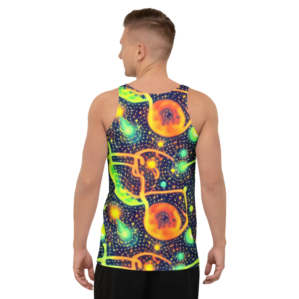 Coorte's Cosmos on Men's Tank Top — Back