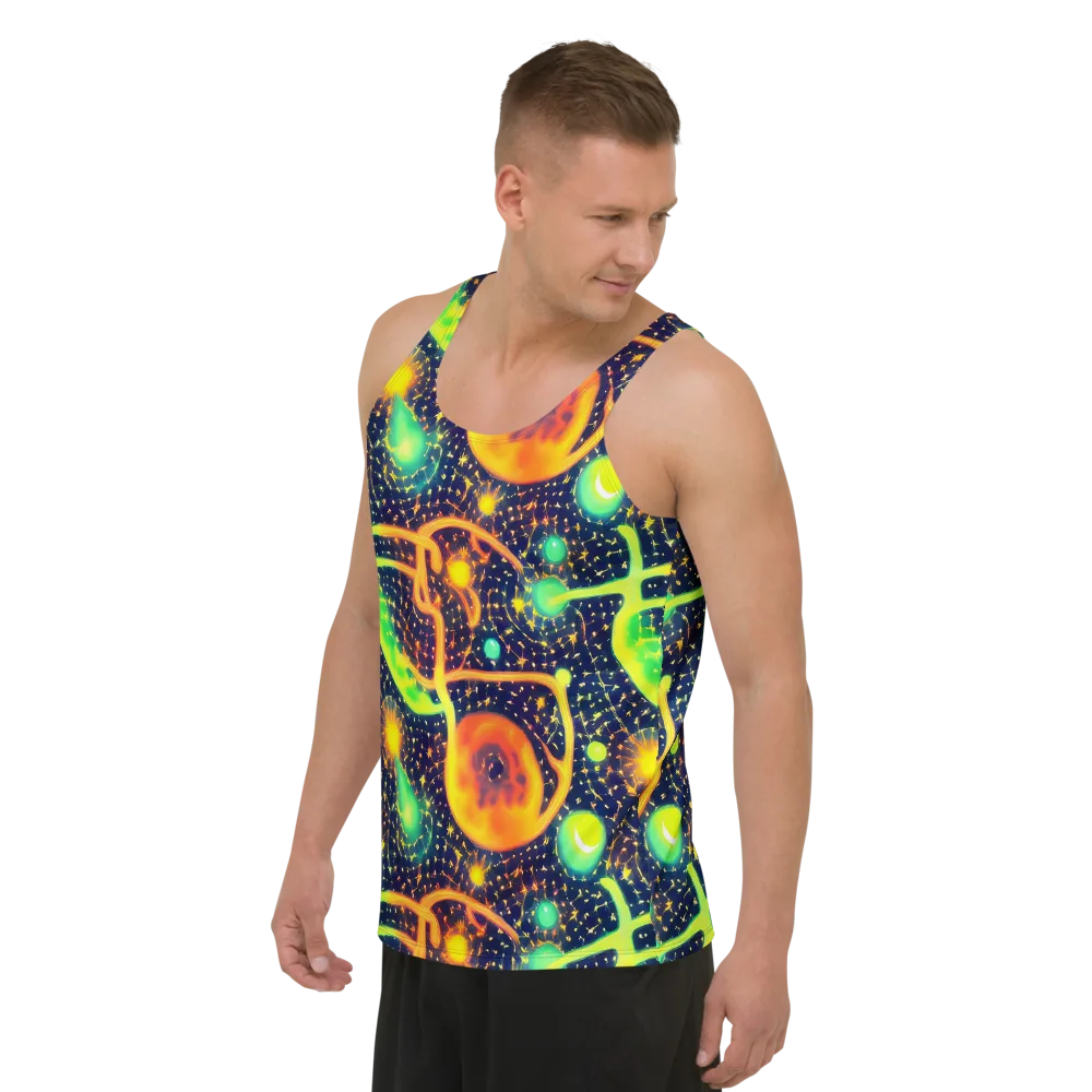 Coorte's Cosmos on Men's Tank Top — Left Front