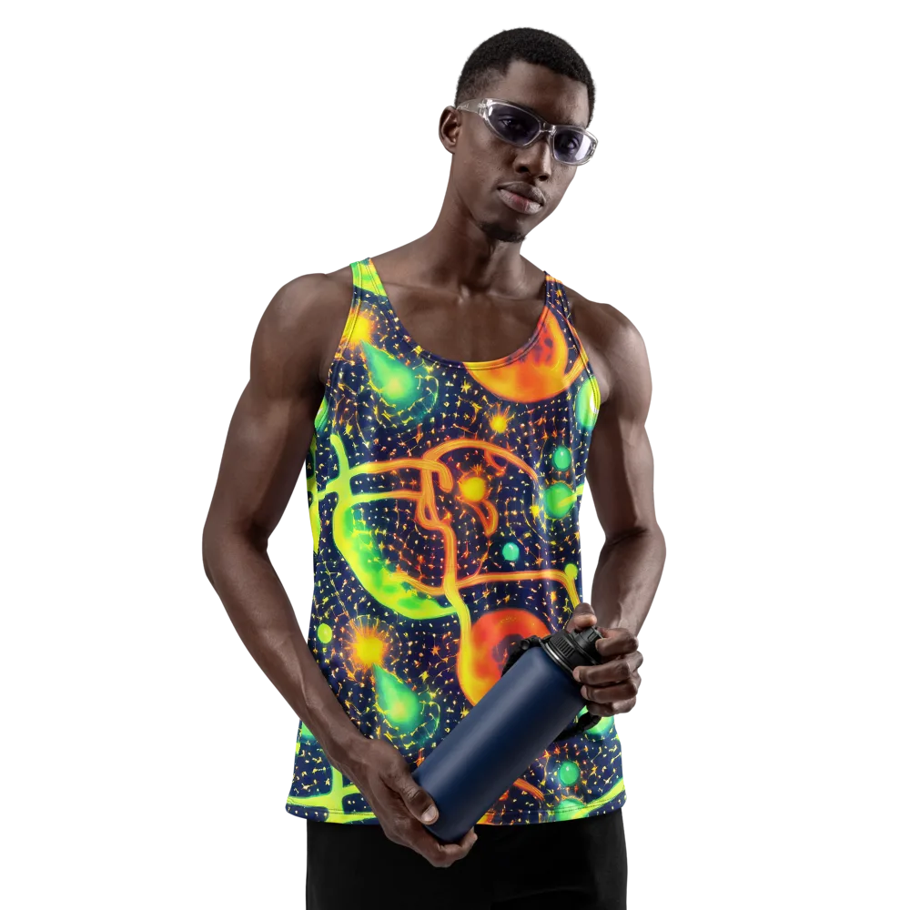 Coorte's Cosmos on Men's Tank Top — Front