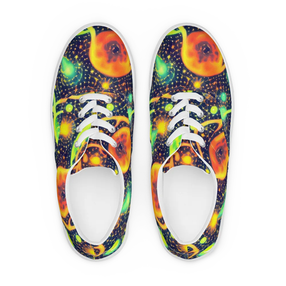 Coorte's Cosmos on Men's Lace-Up Canvas Shoes — Front