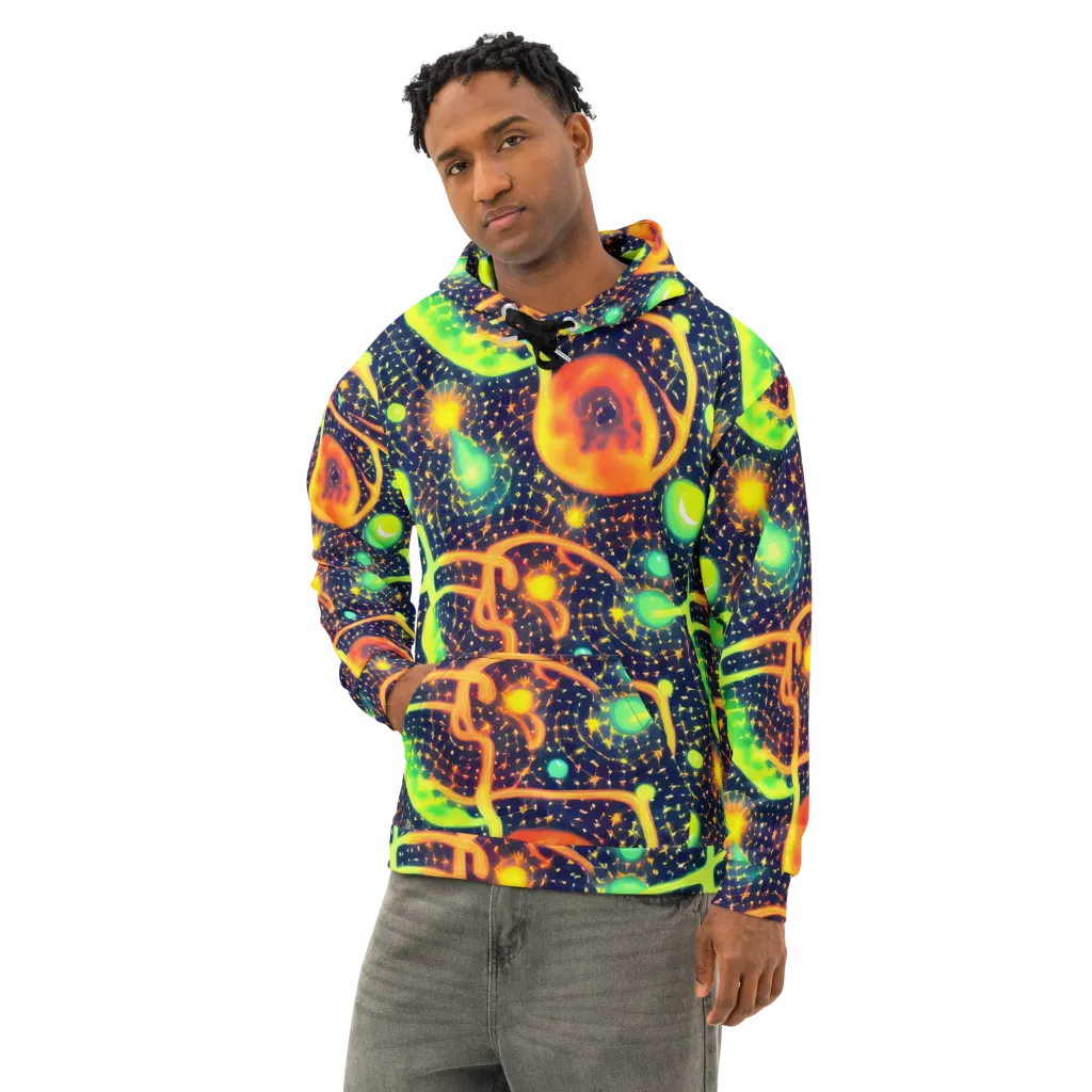 Coorte's Cosmos on Cotton Hoodie — Left Front