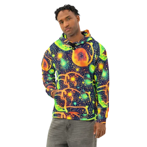 Coorte's Cosmos on a Cotton Hoodie