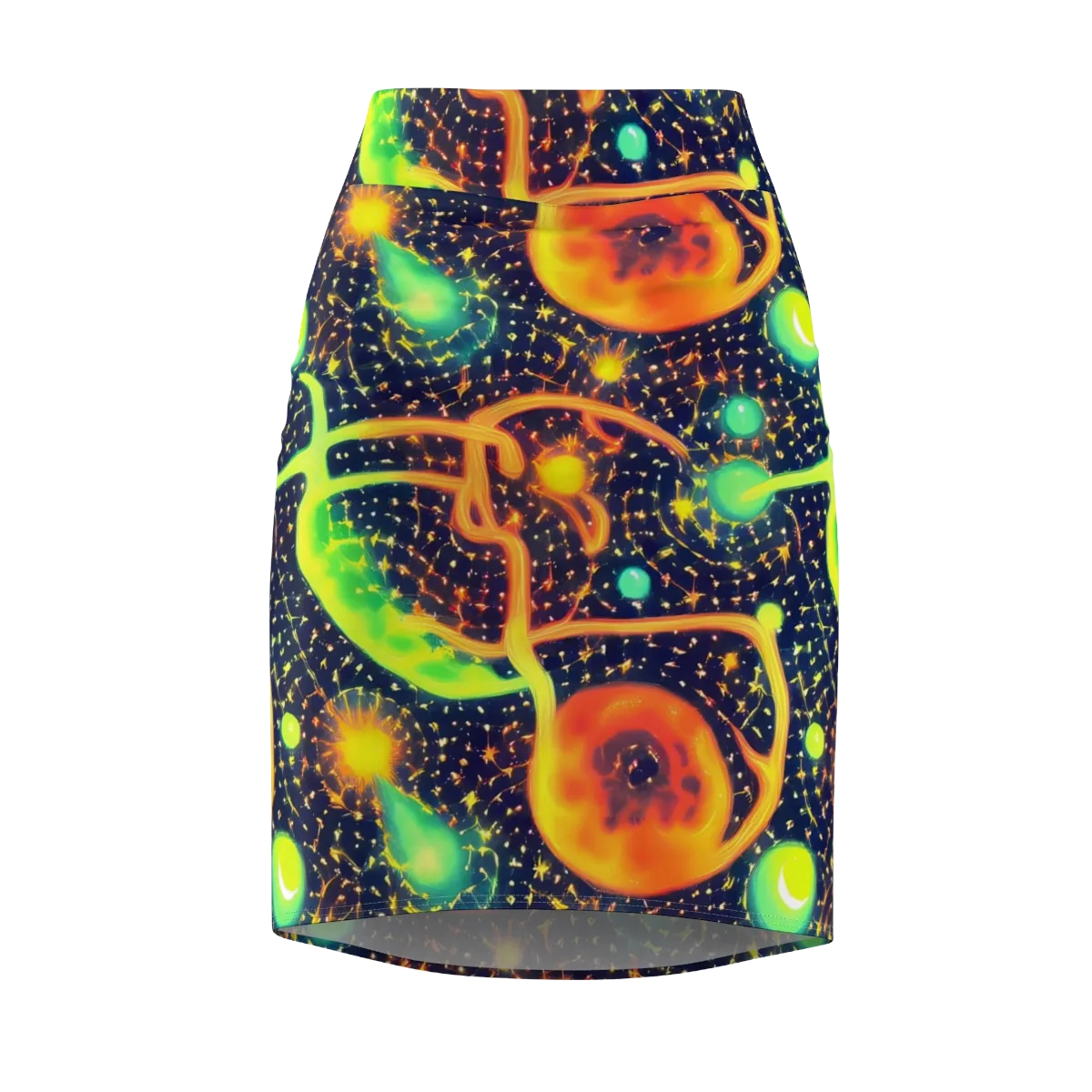 Coorte's Cosmos on Pencil Skirt — Front