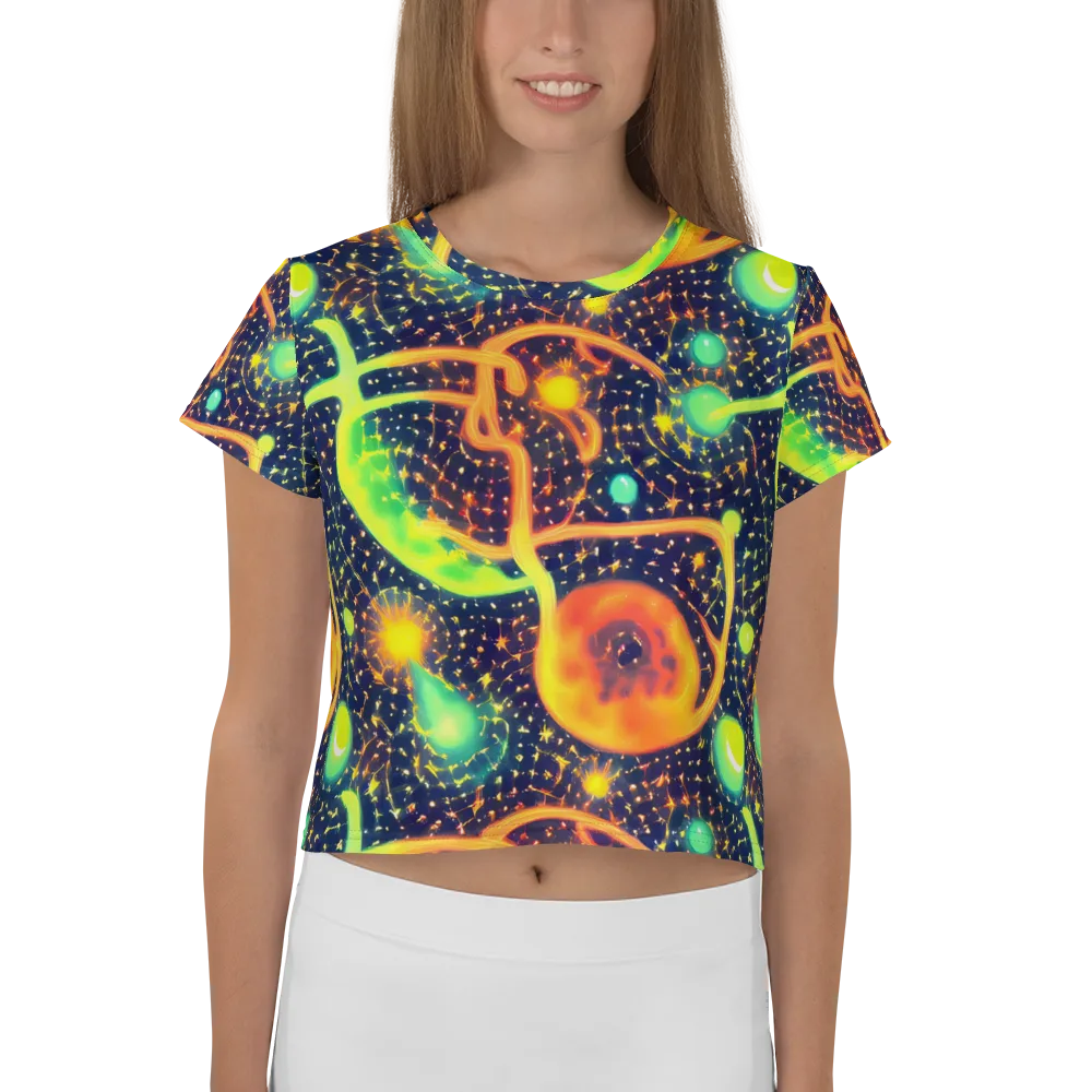 Coorte's Cosmos on Crop Tee — Front
