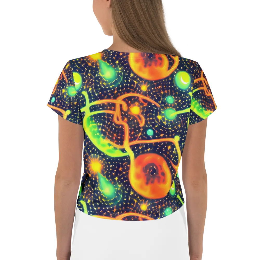 Coorte's Cosmos on Crop Tee — Back