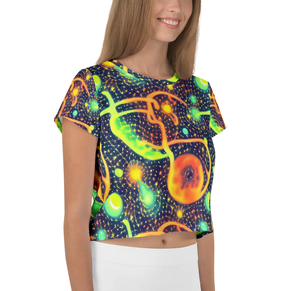 Coorte's Cosmos on Crop Tee — Right
