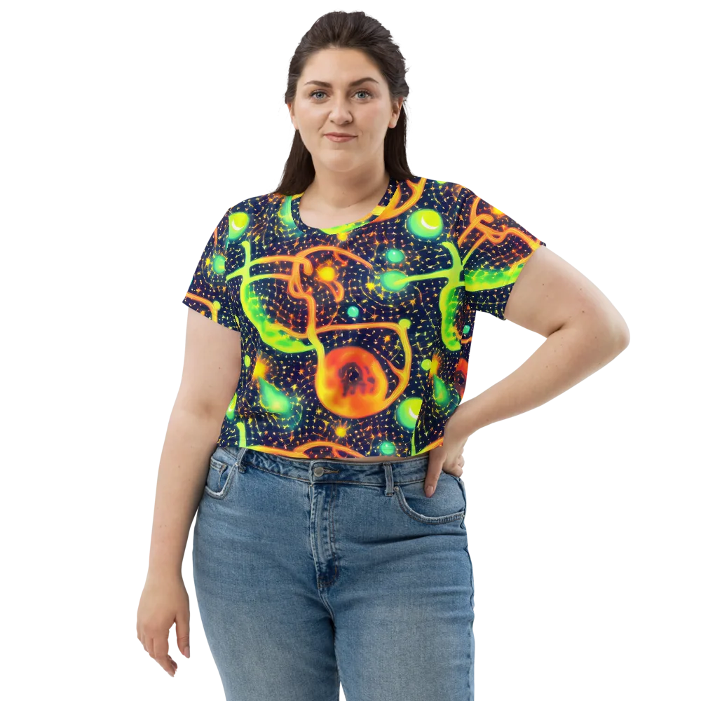 Coorte's Cosmos on Crop Tee — Front