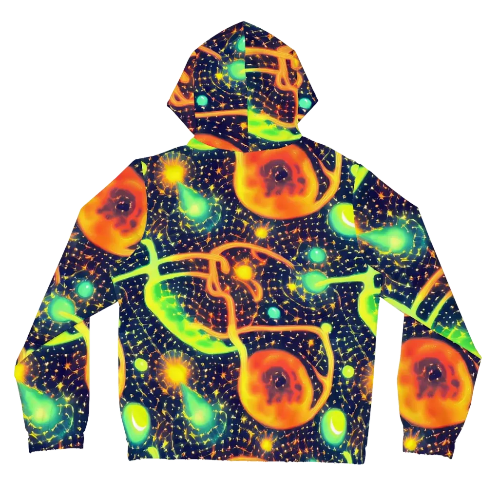 Coorte's Cosmos on Women's Full-Zip Hoodie — Back