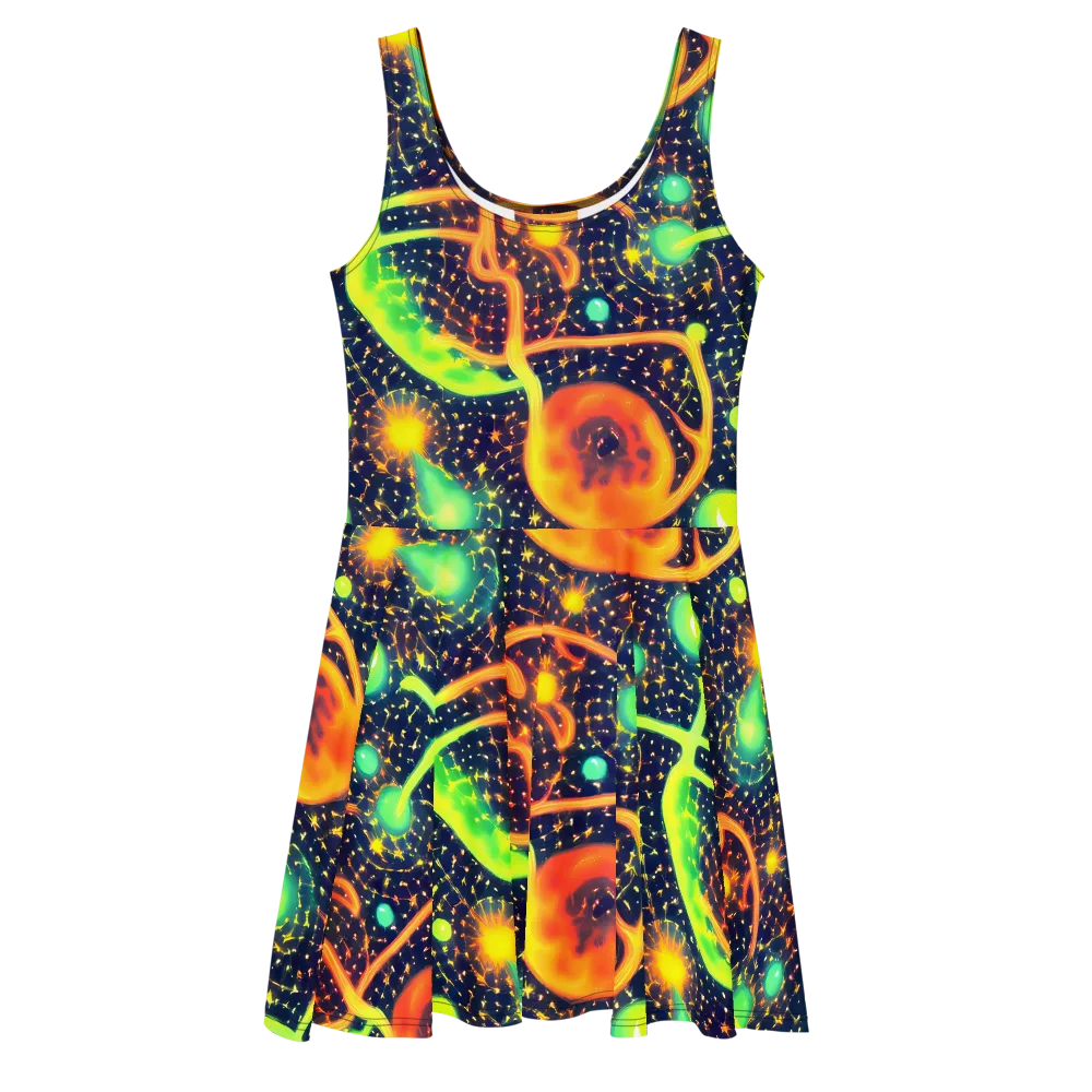 Coorte's Cosmos on Skater Dress — Front
