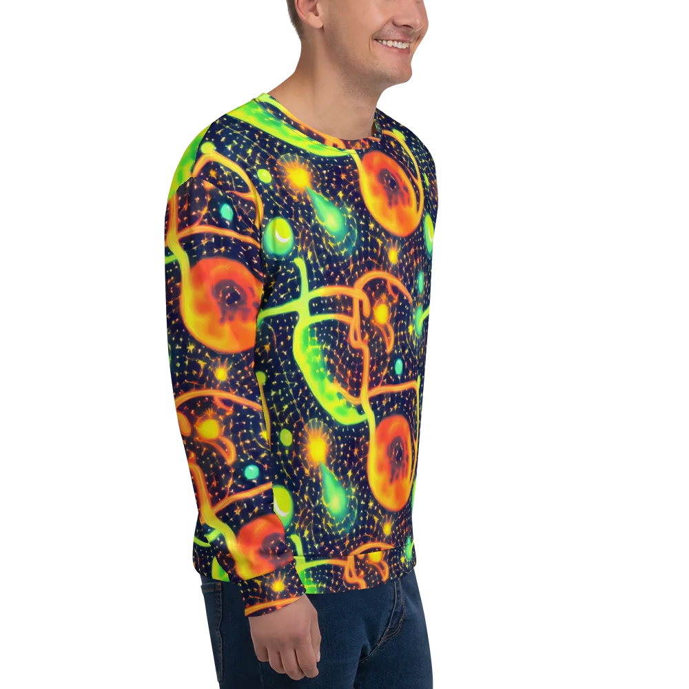 Coorte's Cosmos on Sweatshirt — Right Front