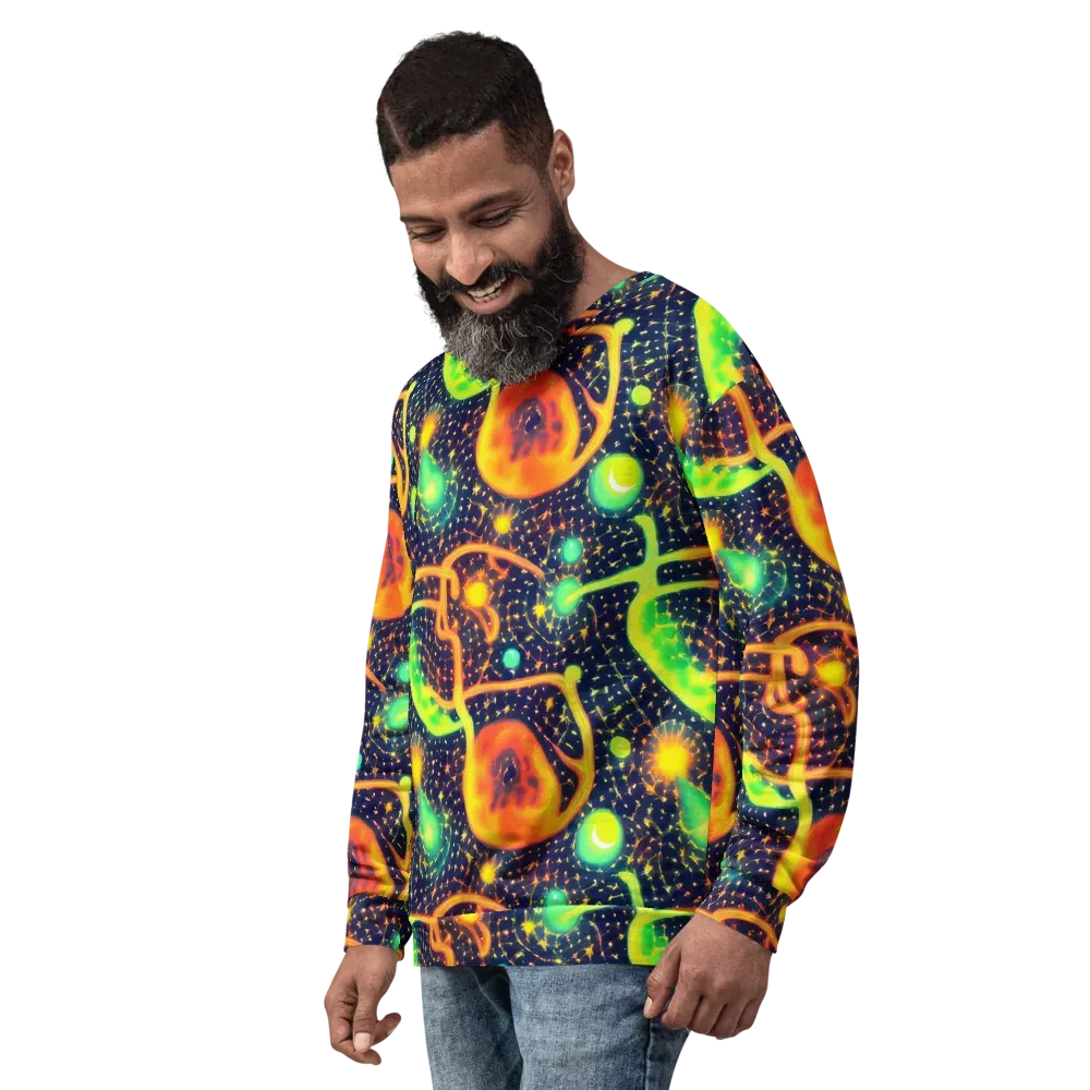 Coorte's Cosmos on Sweatshirt — Left Front