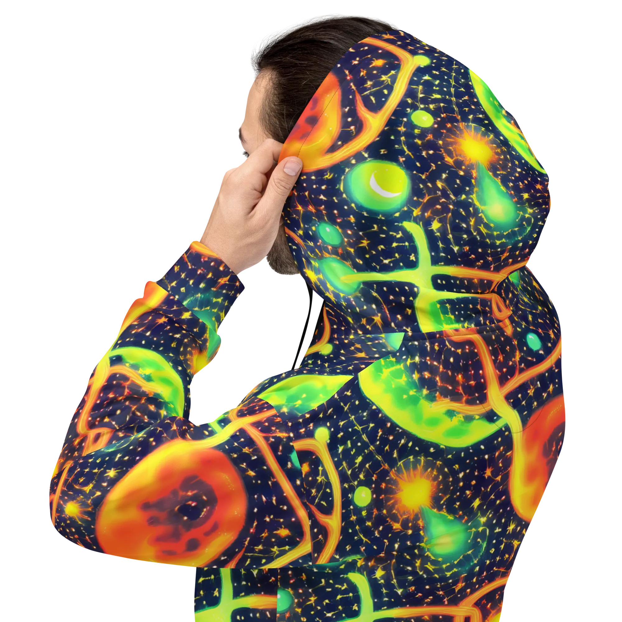Coorte's Cosmos on Hoodie — Back