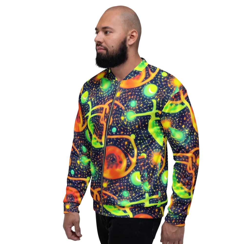 Coorte's Cosmos on Bomber Jacket — Left