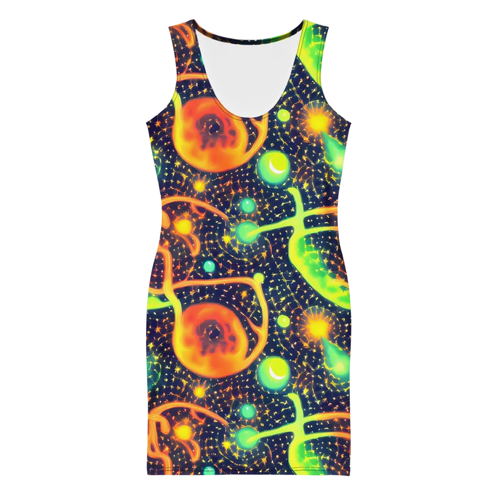 Coorte's Cosmos on Bodycon Dress — Front
