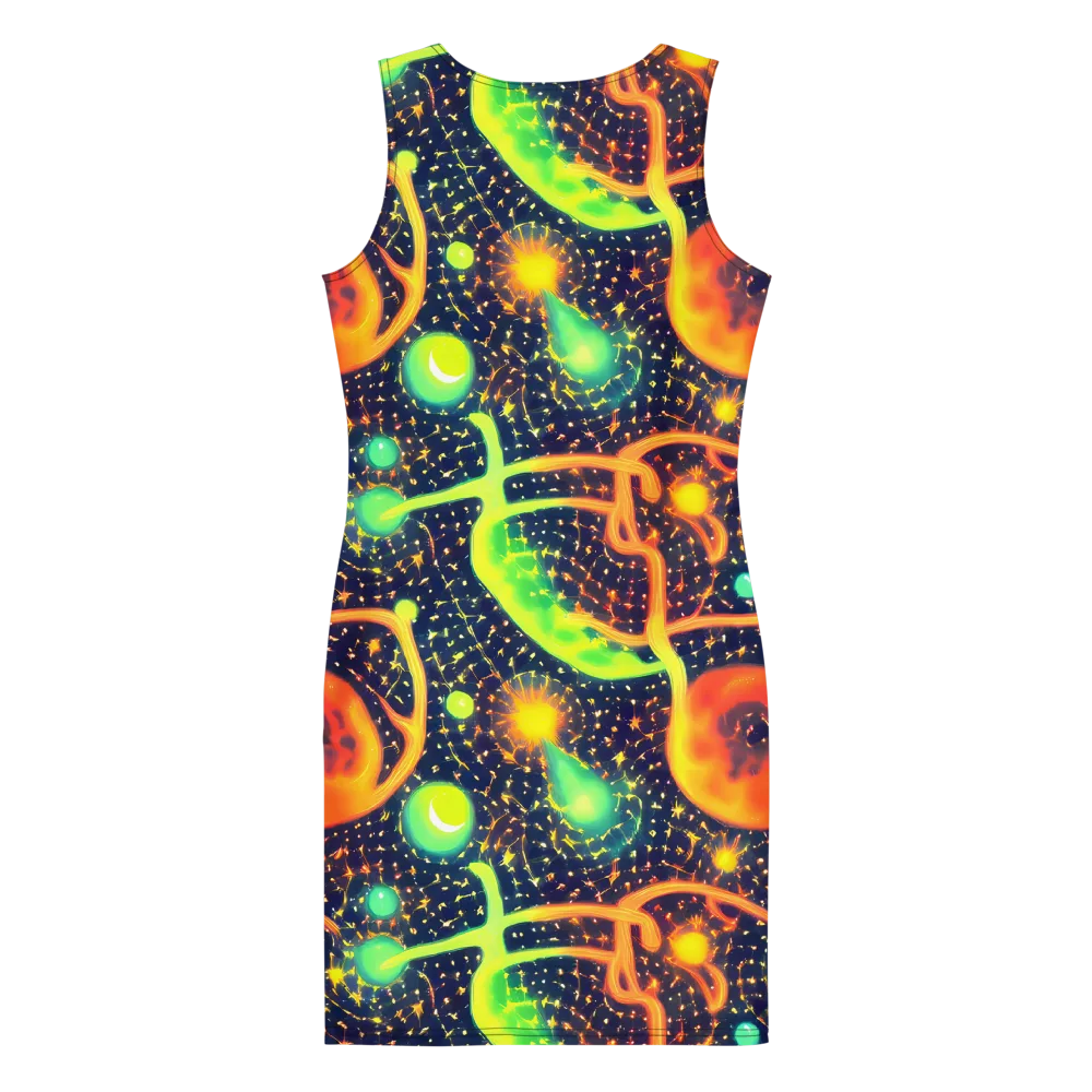 Coorte's Cosmos on Bodycon Dress — Back