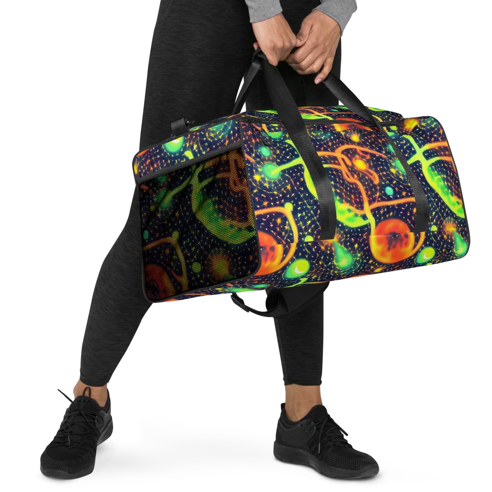 Coorte's Cosmos on Duffle Bag — Right Front