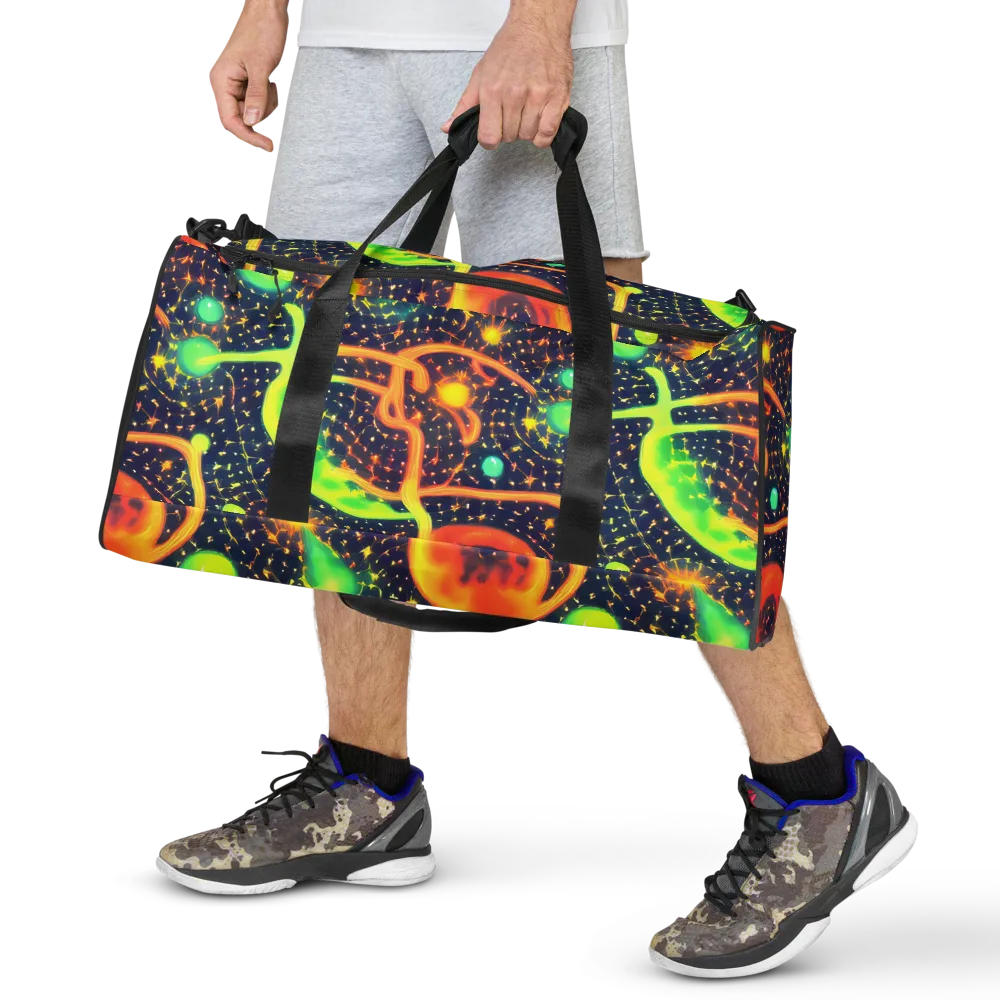 Coorte's Cosmos on Duffle Bag — Front