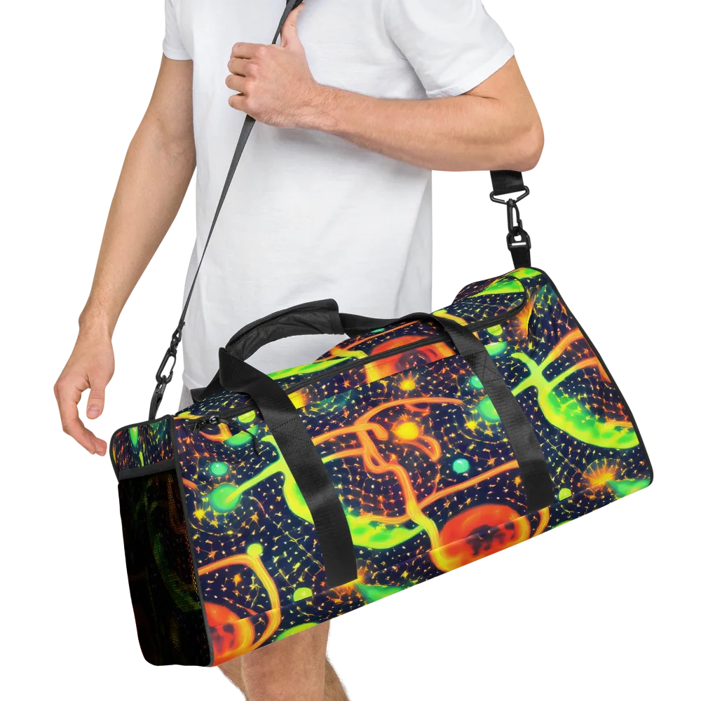 Coorte's Cosmos on Duffle Bag — Right Front