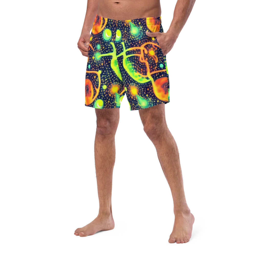 Coorte's Cosmos on Swim Trunks — Left Front
