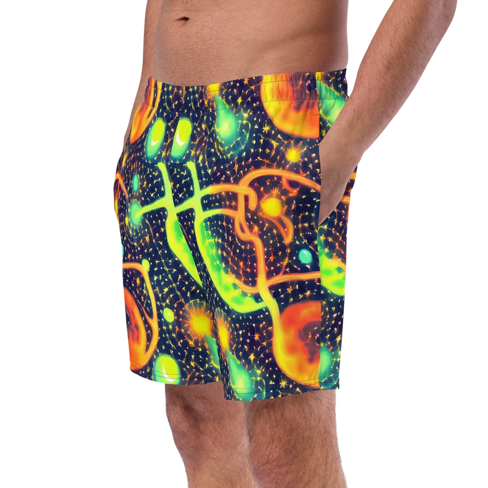Coorte's Cosmos on Swim Trunks — Left Front