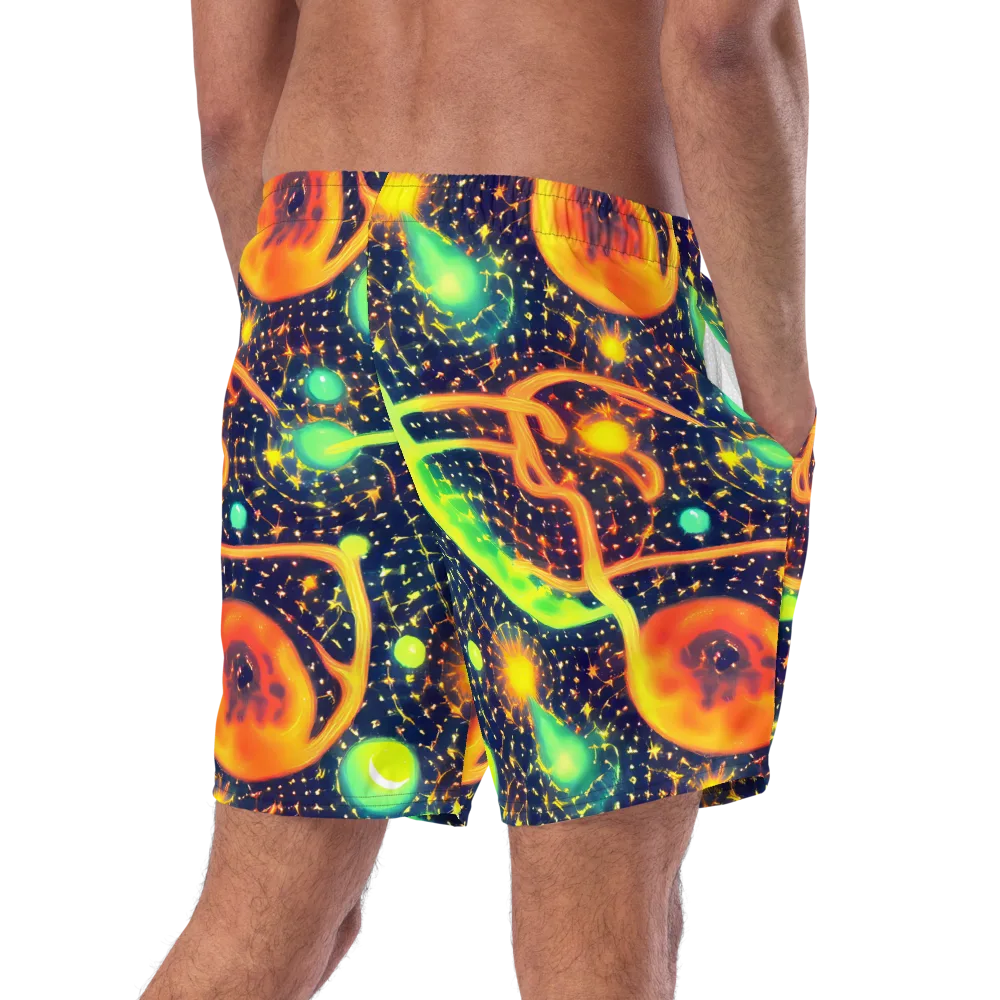 Coorte's Cosmos on Swim Trunks — Right Back
