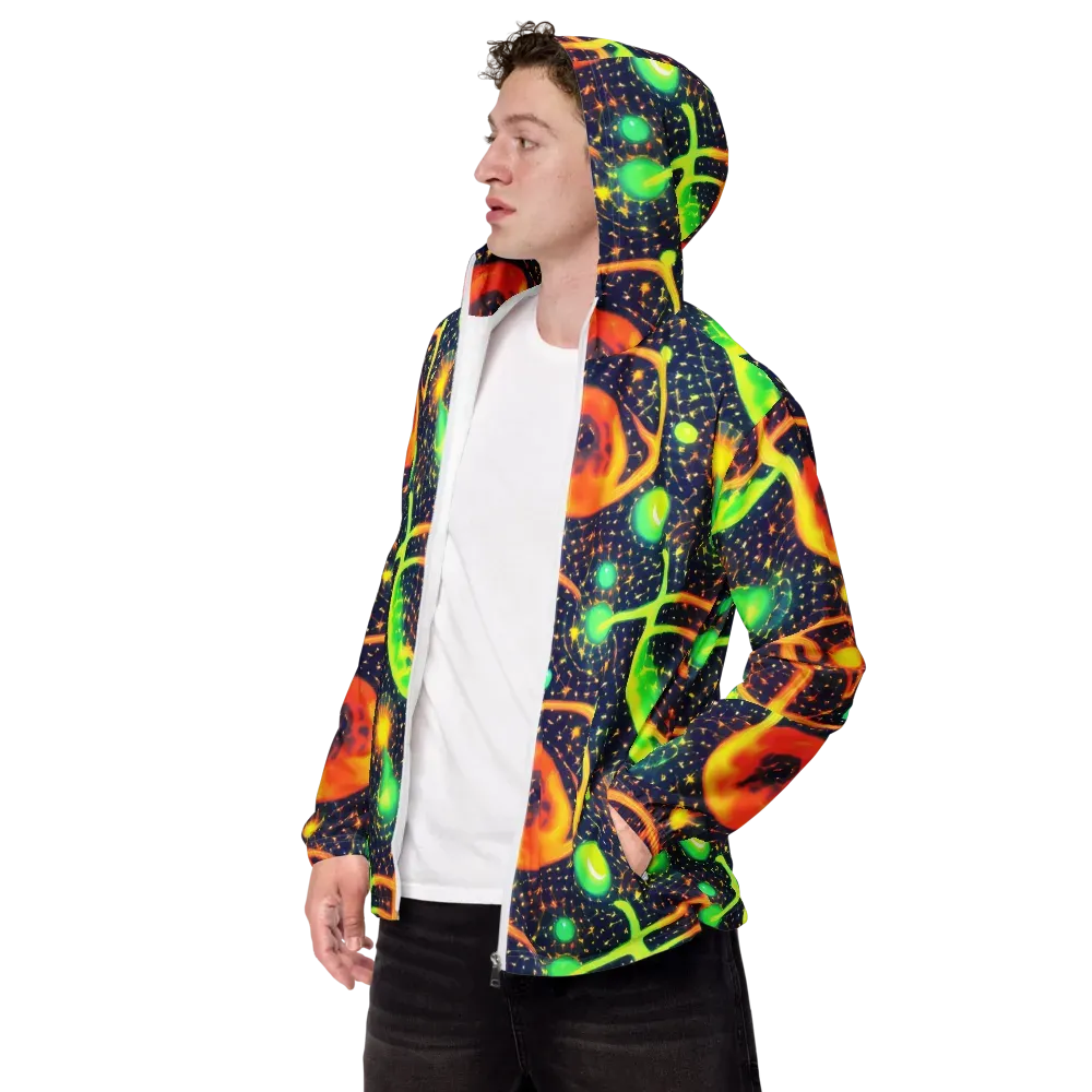 Coorte's Cosmos on Men's Windbreaker — Left Front