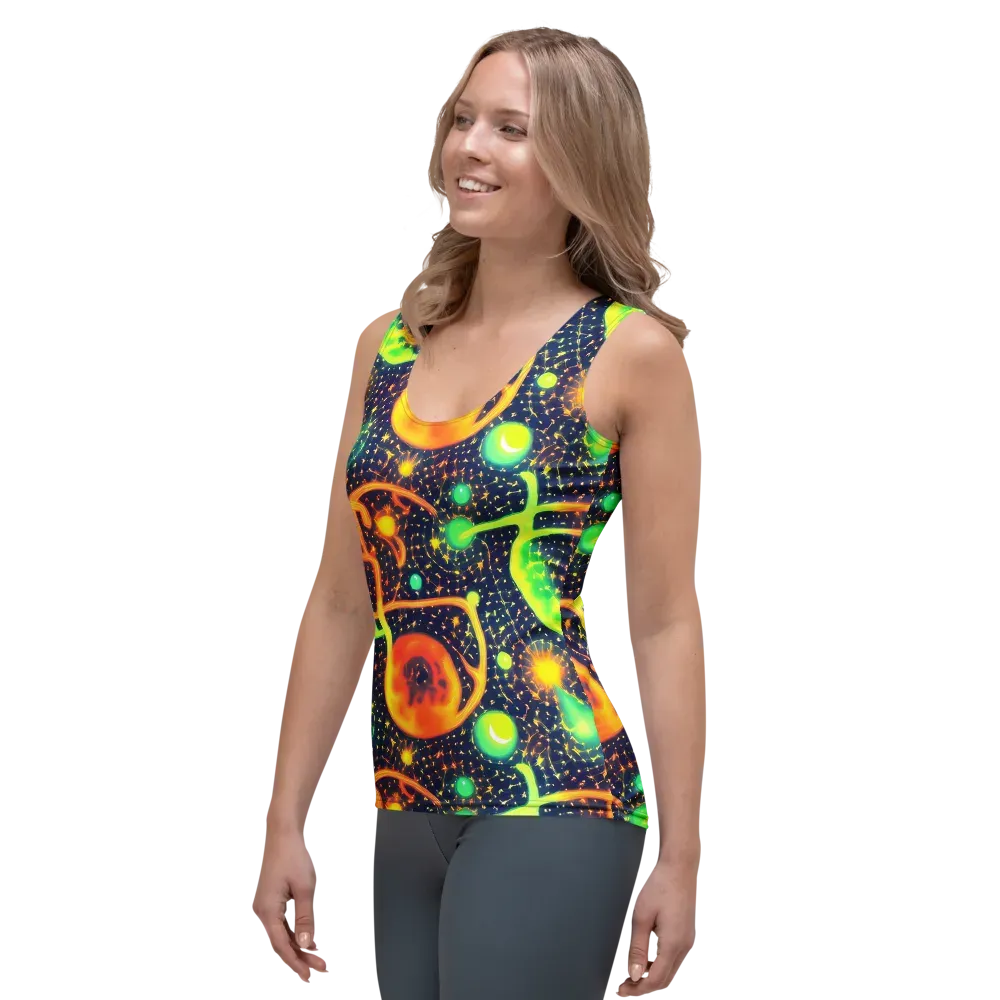 Coorte's Cosmos on Women's Tank Top — Left Front