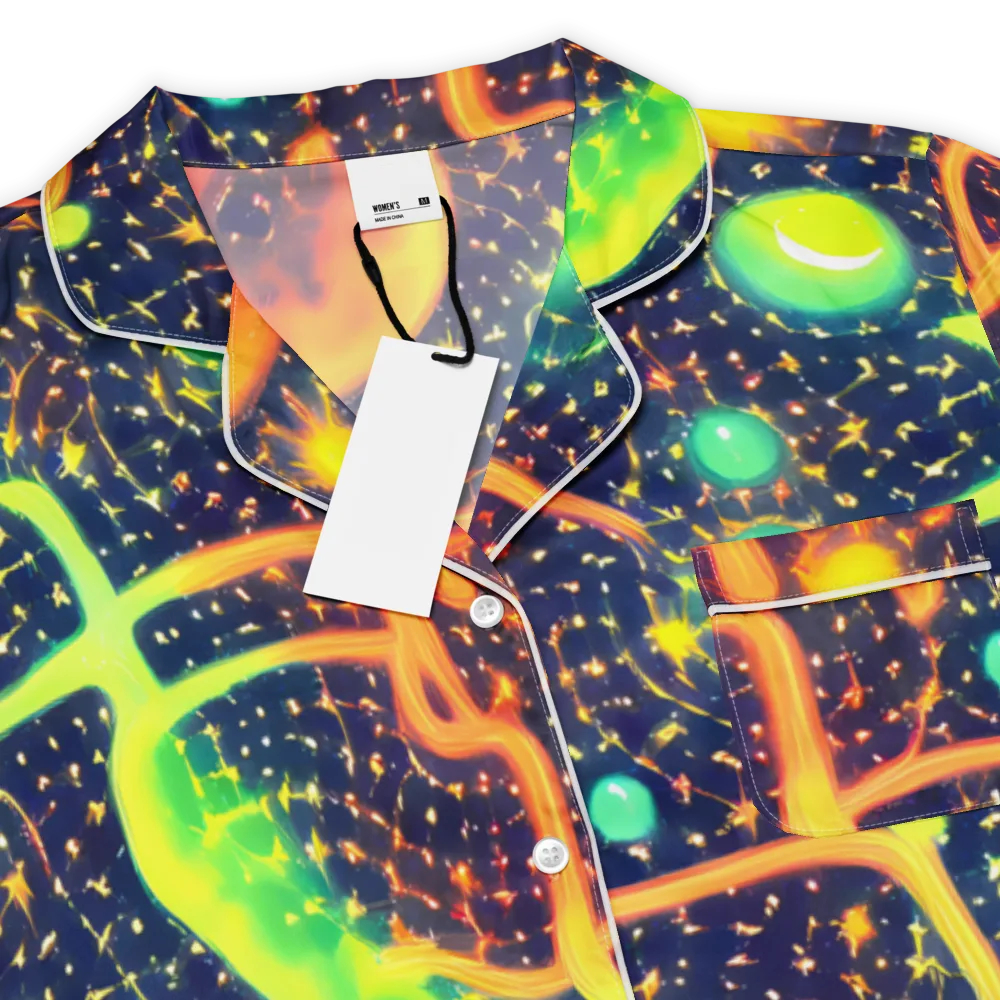 Coorte's Cosmos on Women's Short Sleeve Pajama Top — Product details