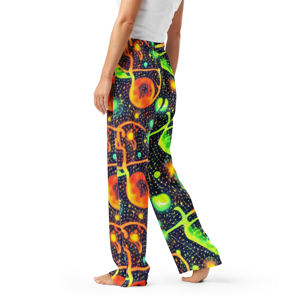 Coorte's Cosmos on Women's Pajama Pants — Left