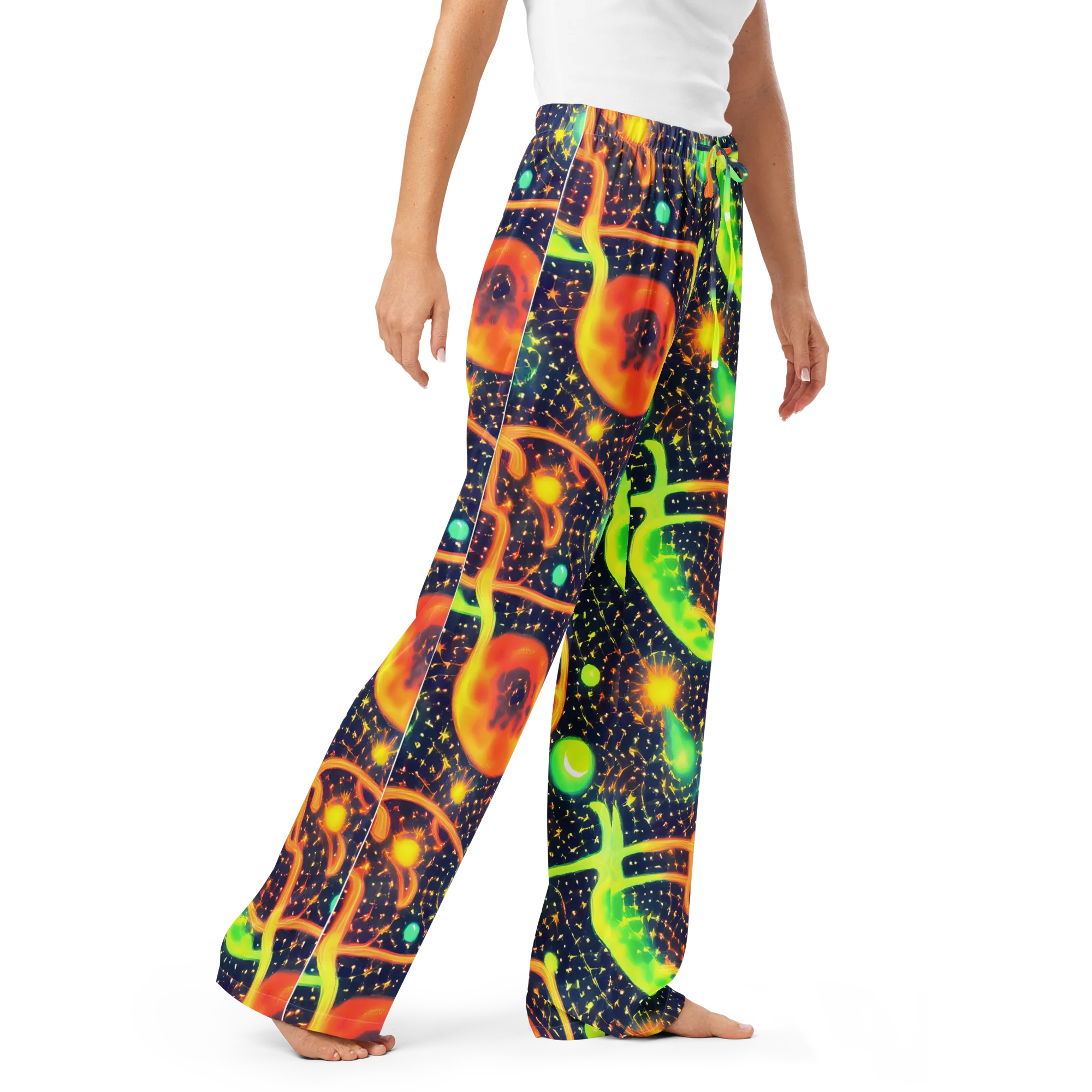 Coorte's Cosmos on Women's Pajama Pants — Right Front