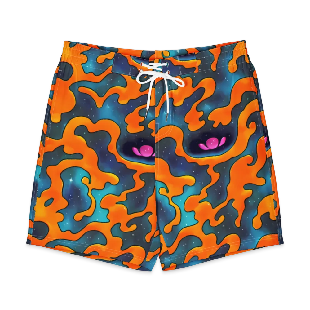 Criswell Cosmos on Men's Board Shorts — Front