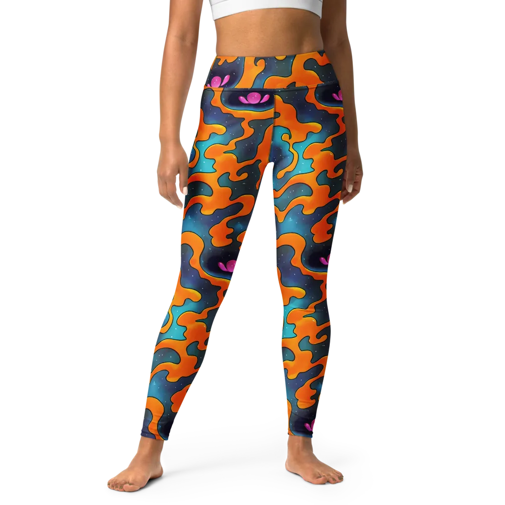 Criswell Cosmos on Yoga Leggings — Front