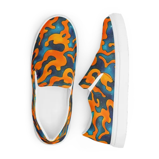 Criswell Cosmos on a Men's Slip-On Canvas Shoes