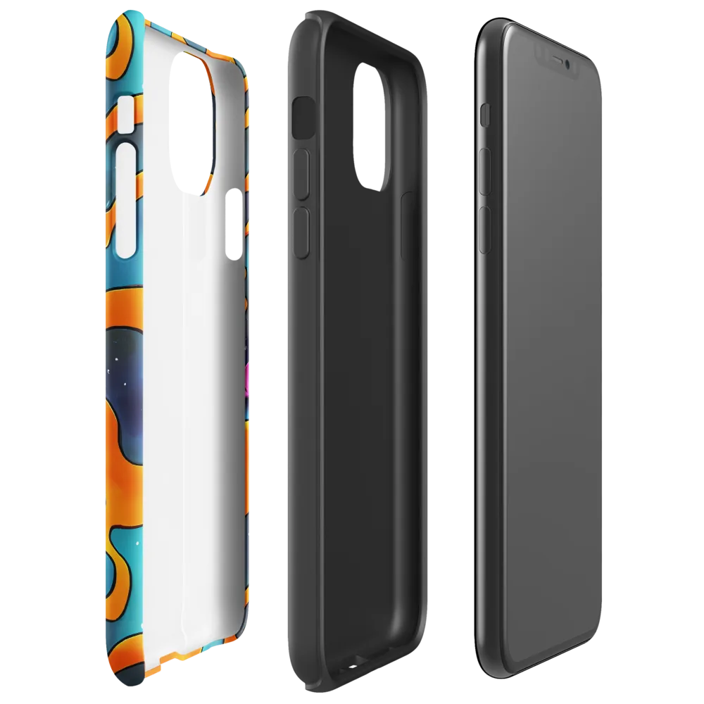 Criswell Cosmos on Tough Case for iPhone® — Right