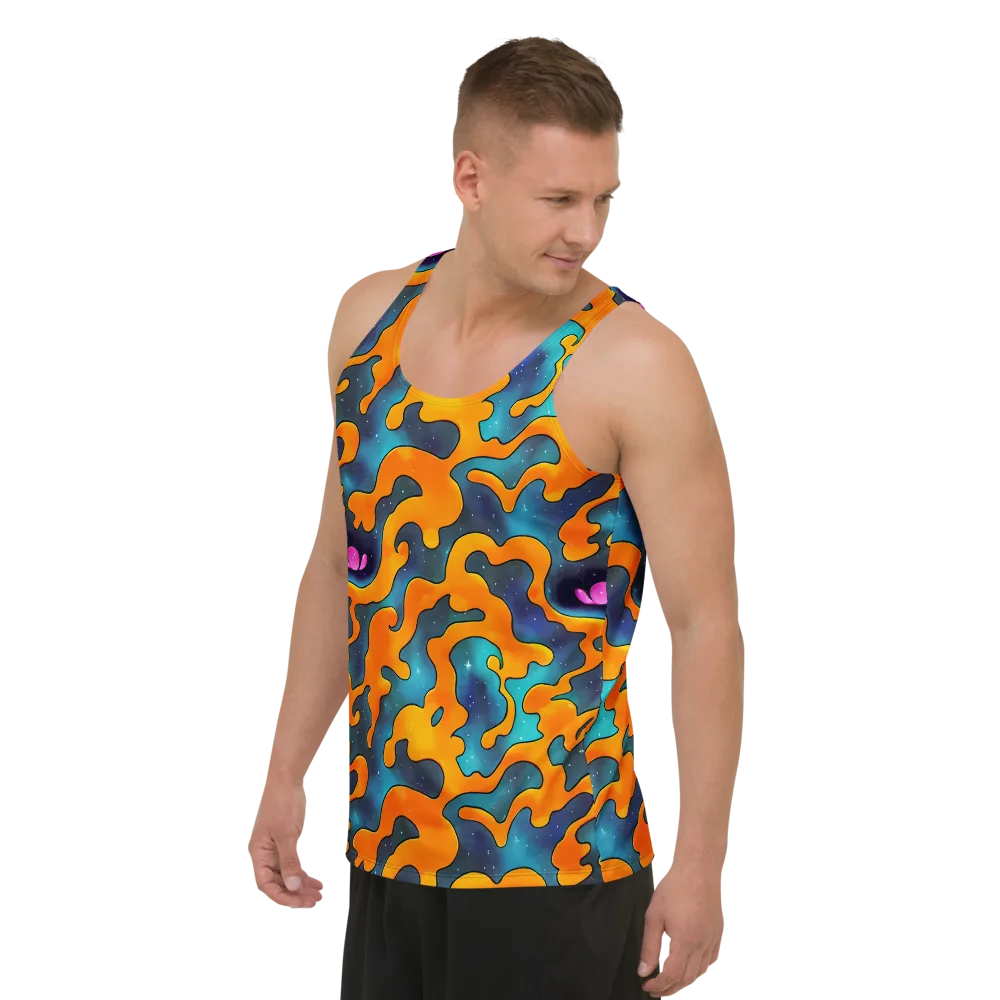 Criswell Cosmos on Men's Tank Top — Left Front