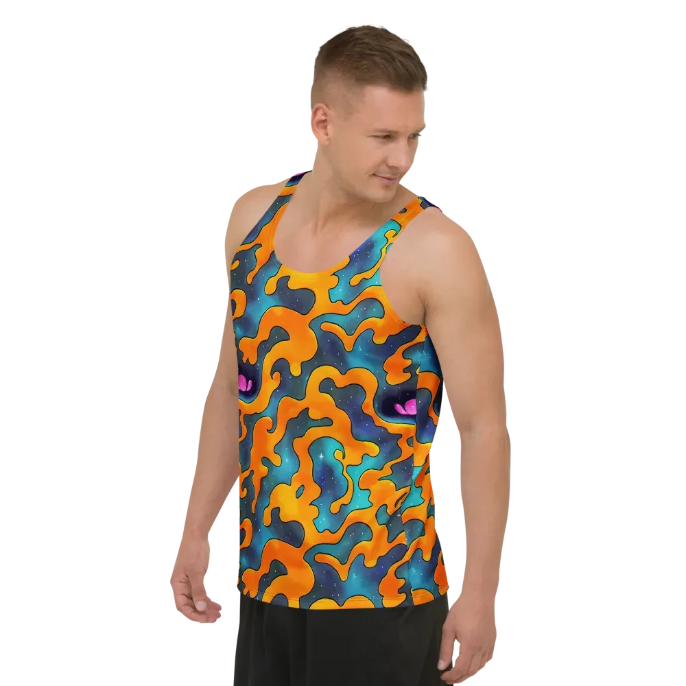 Criswell Cosmos on Men's Tank Top — Left Front