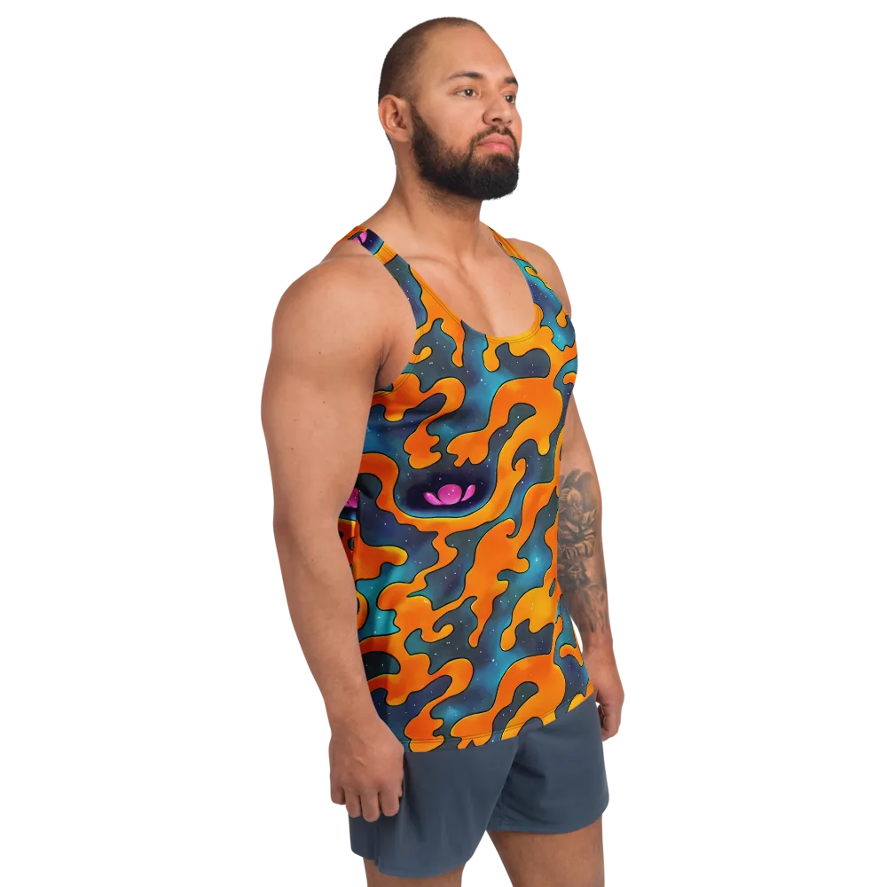 Criswell Cosmos on Men's Tank Top — Right Front