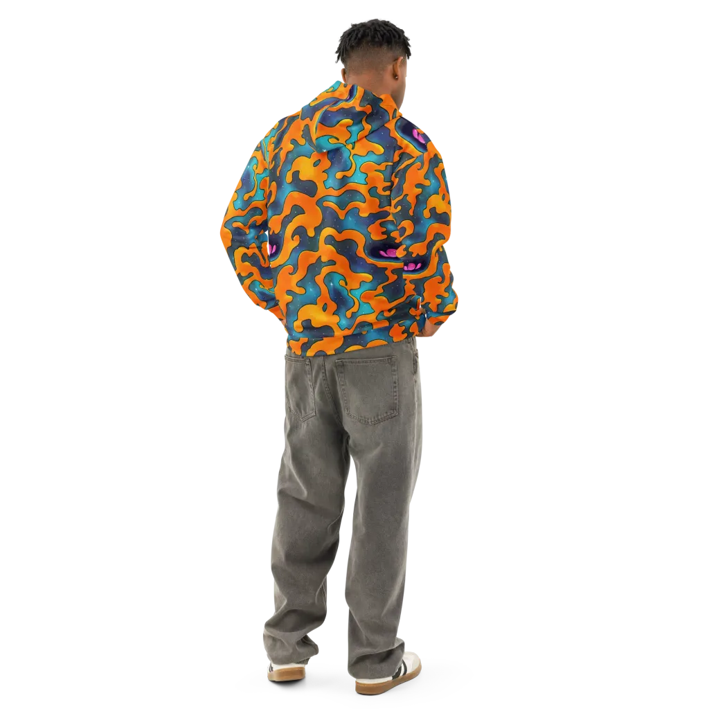 Criswell Cosmos on Cotton Hoodie — Back