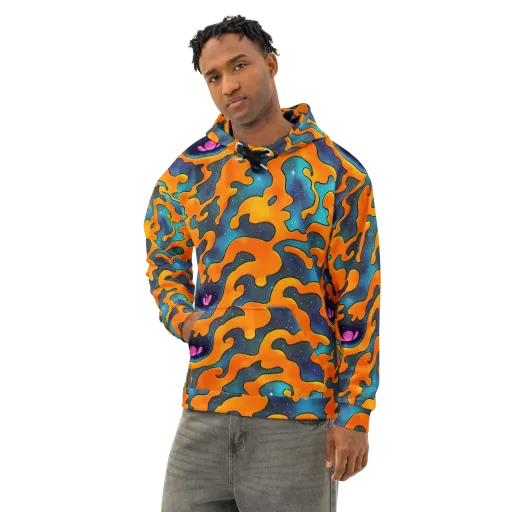 Criswell Cosmos on a Cotton Hoodie