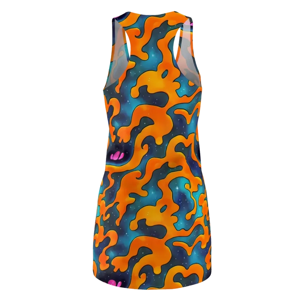 Criswell Cosmos on Racerback Dress — Back