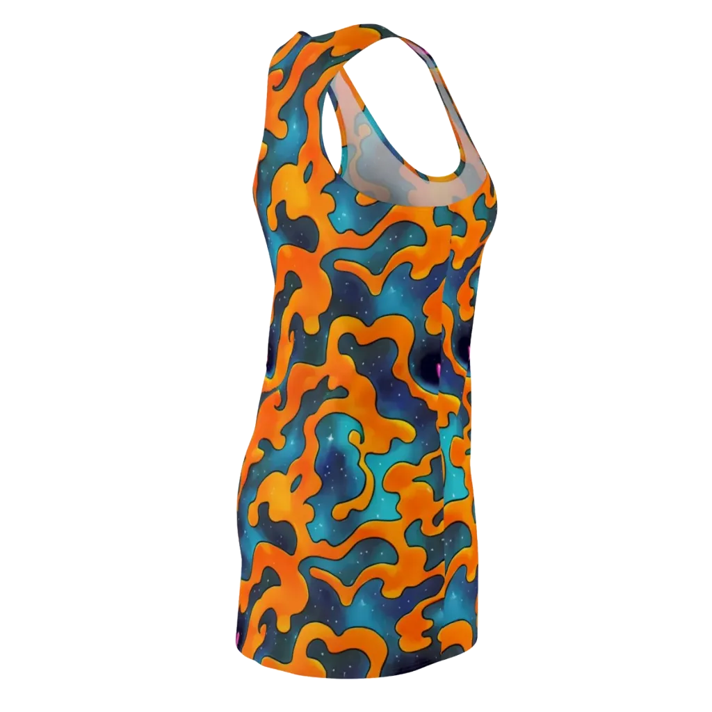 Criswell Cosmos on Racerback Dress — Back Side