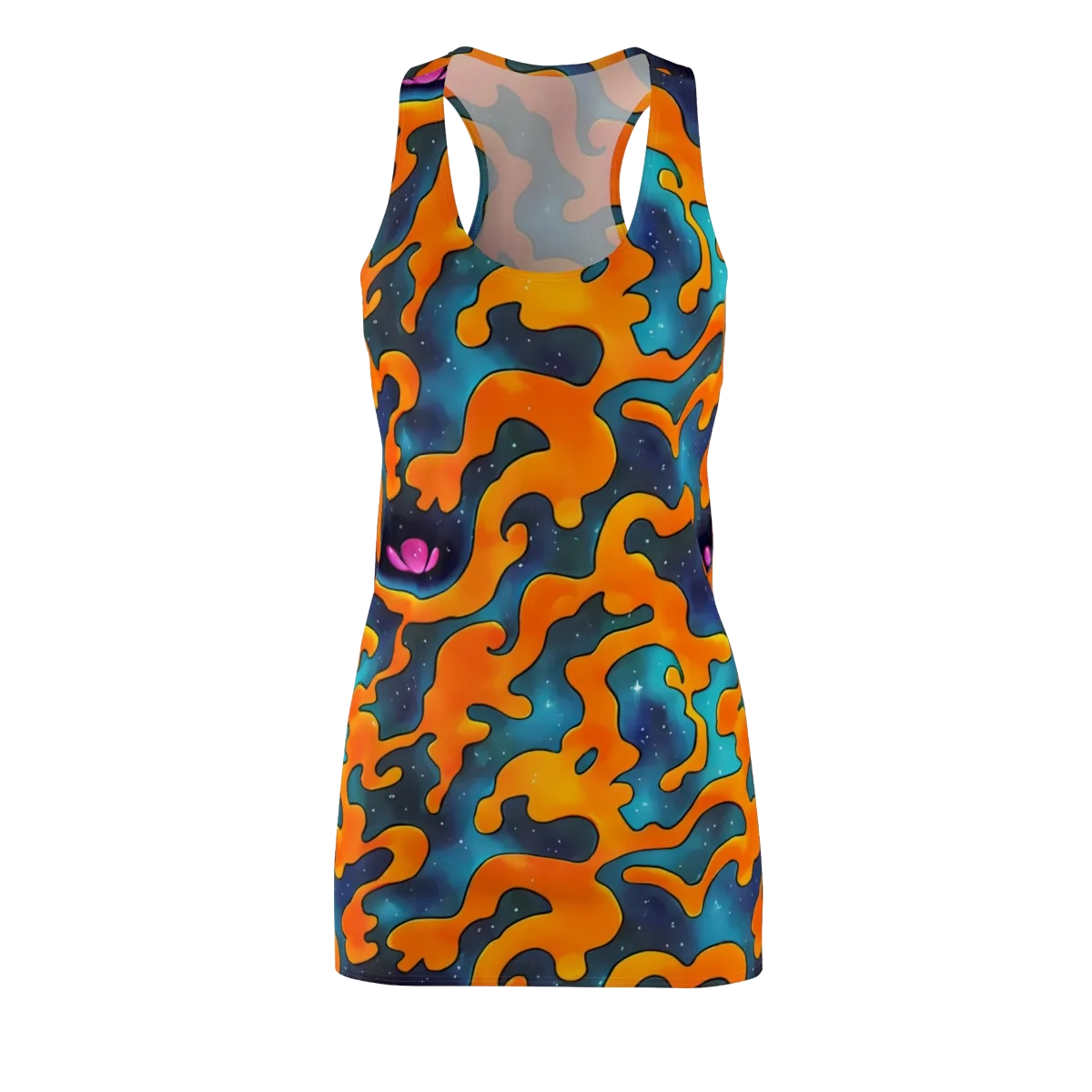 Criswell Cosmos on Racerback Dress — Front