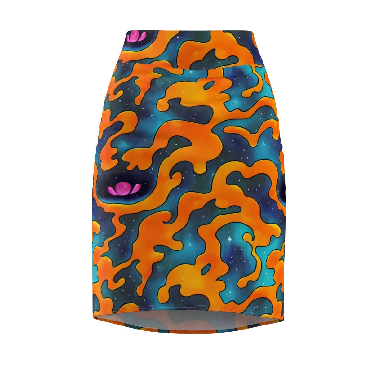 Criswell Cosmos on Pencil Skirt — Front