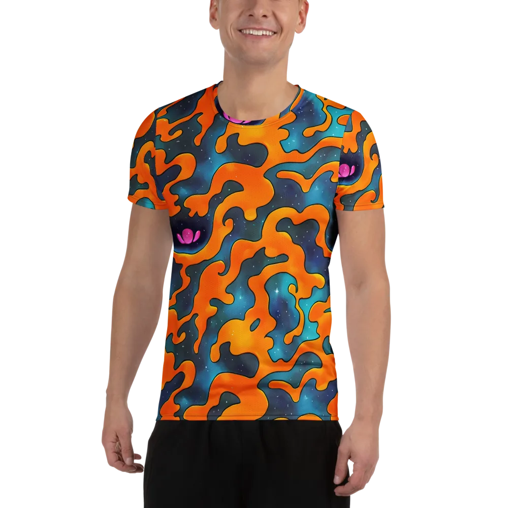 Criswell Cosmos on Men's Athletic T-Shirt — Front