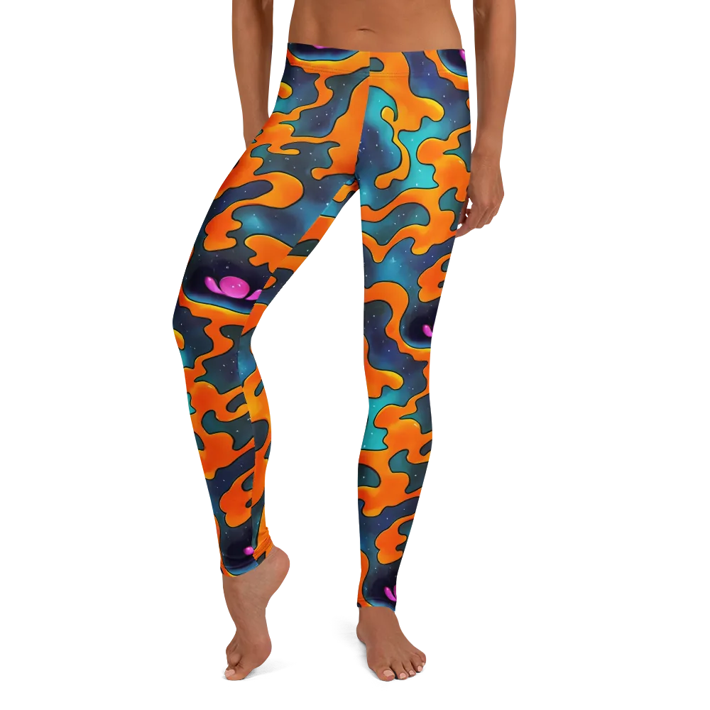 Criswell Cosmos on Leggings — Front