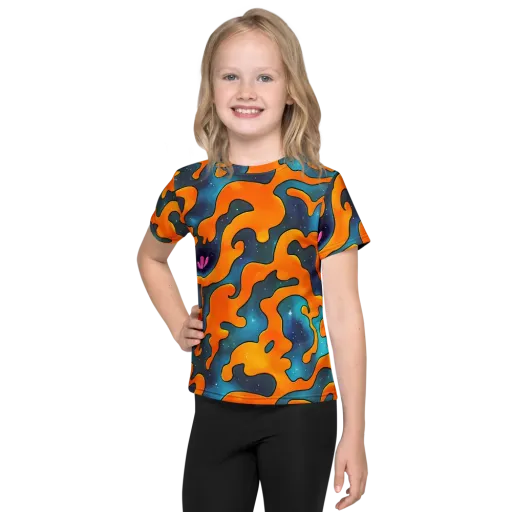 Criswell Cosmos on a Kids Crew Neck T-Shirt