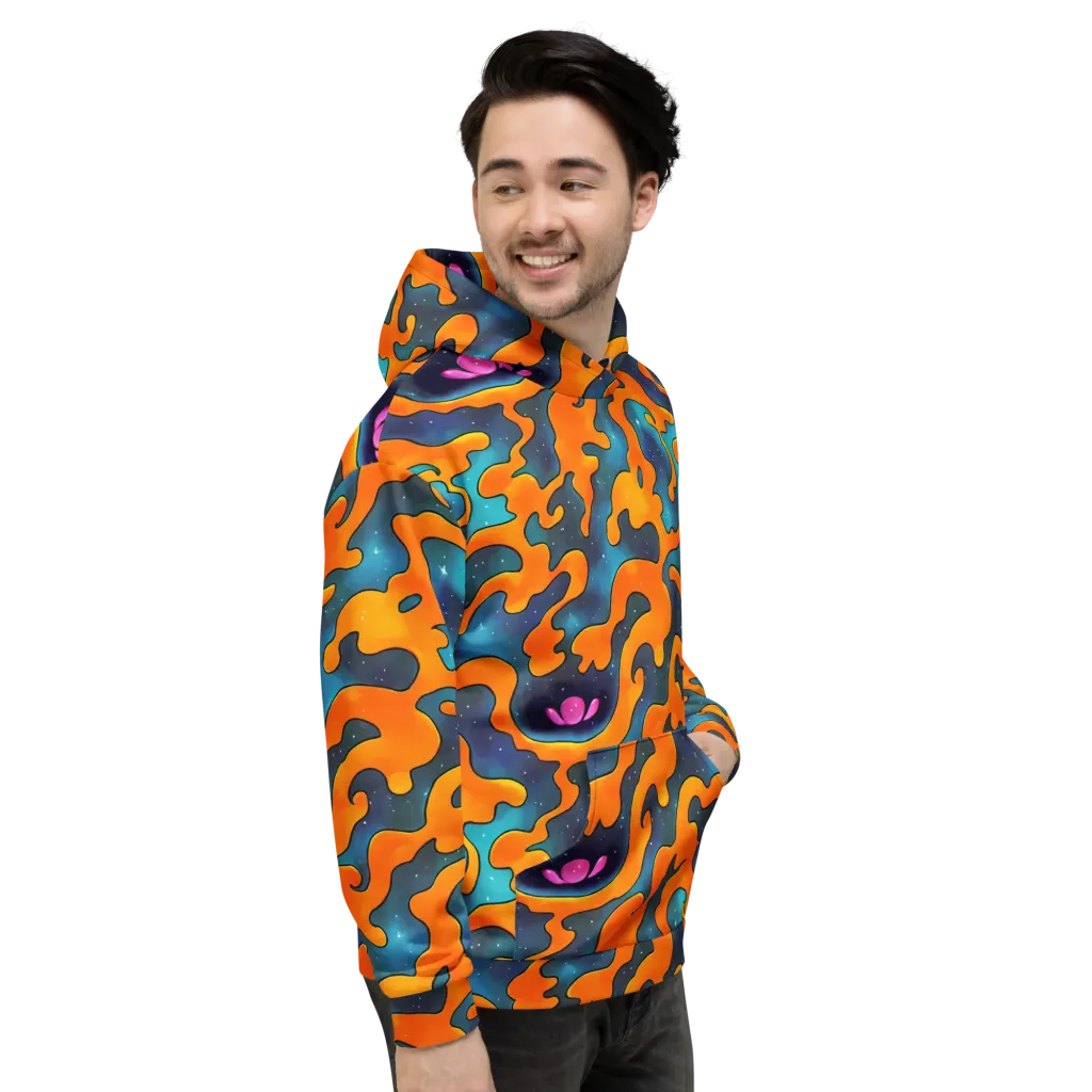 Criswell Cosmos on Hoodie — Right