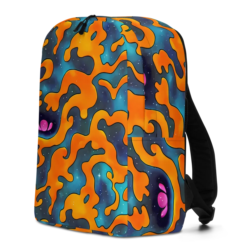 Criswell Cosmos on Minimalist Backpack — Left