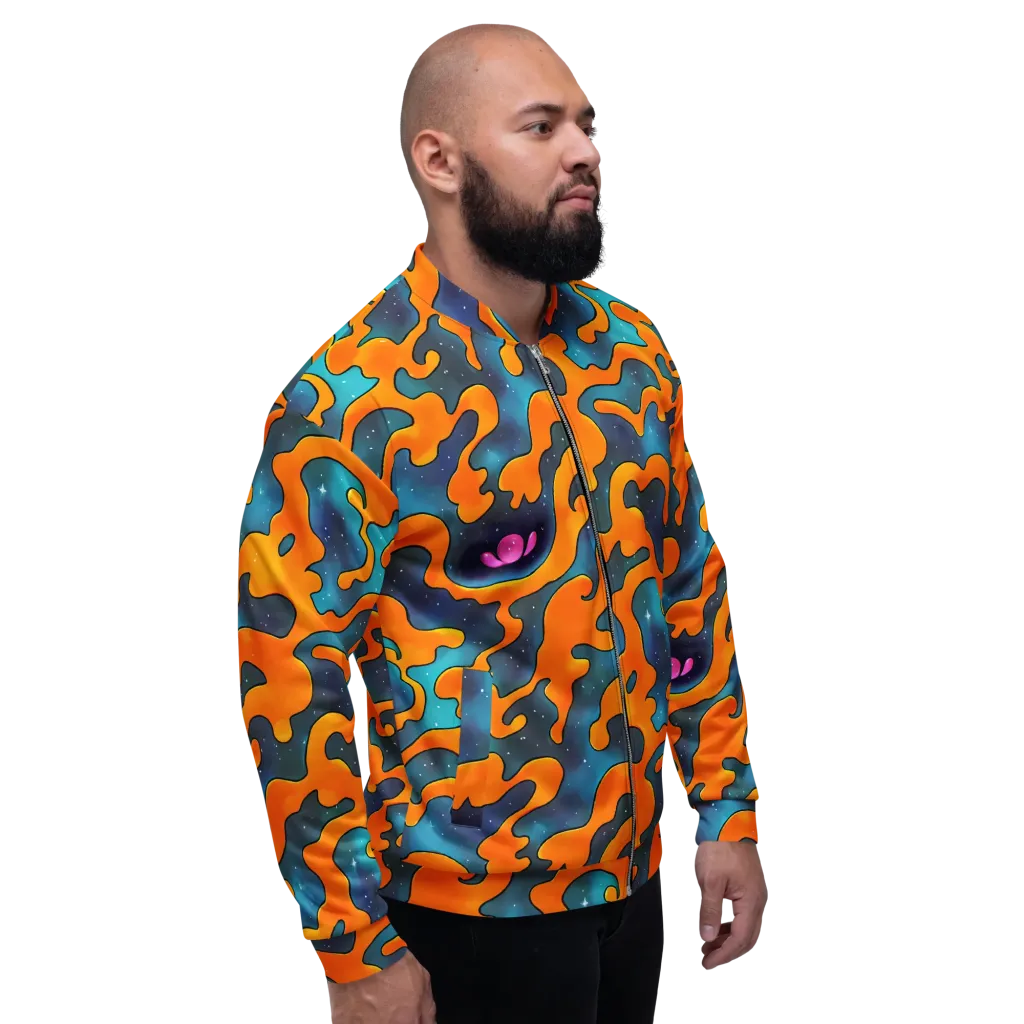 Criswell Cosmos on Bomber Jacket — Right