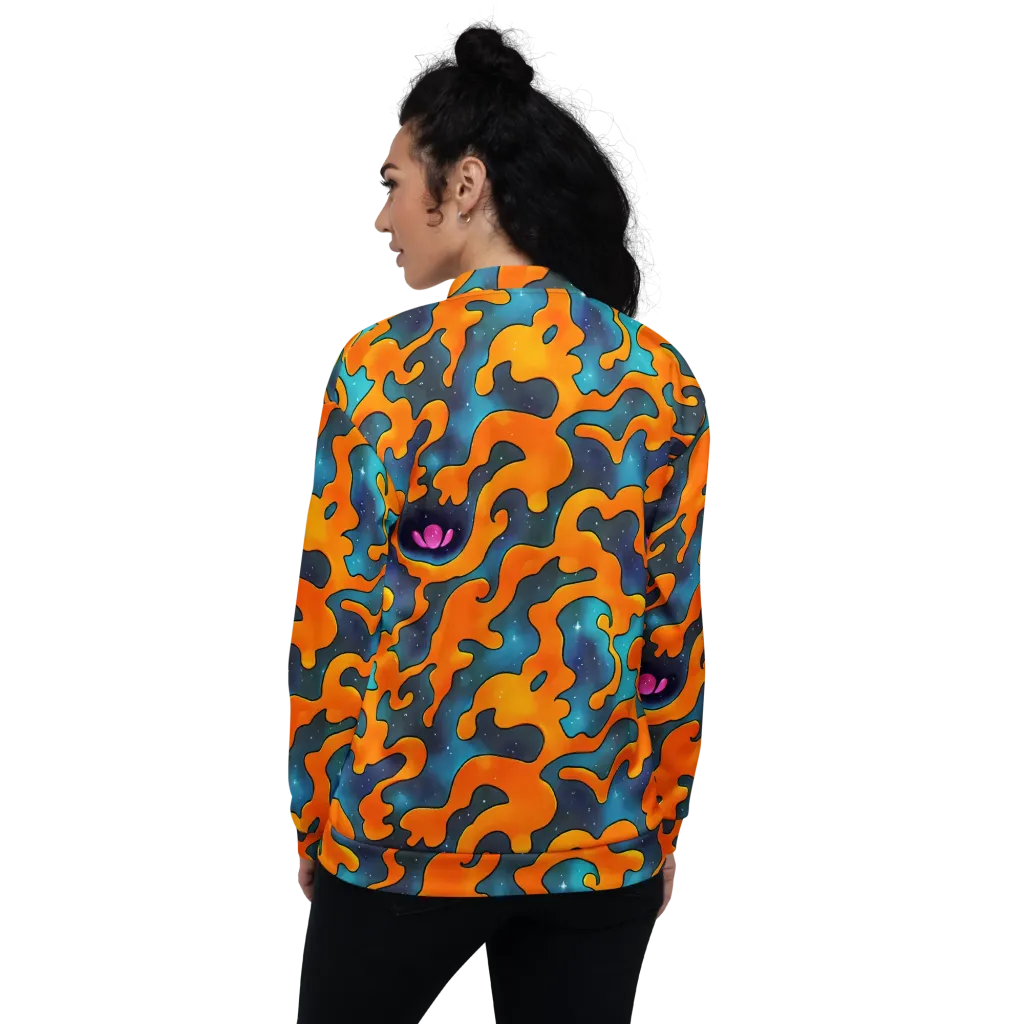 Criswell Cosmos on Bomber Jacket — Back